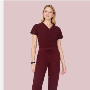 Mandala maroon scrubs